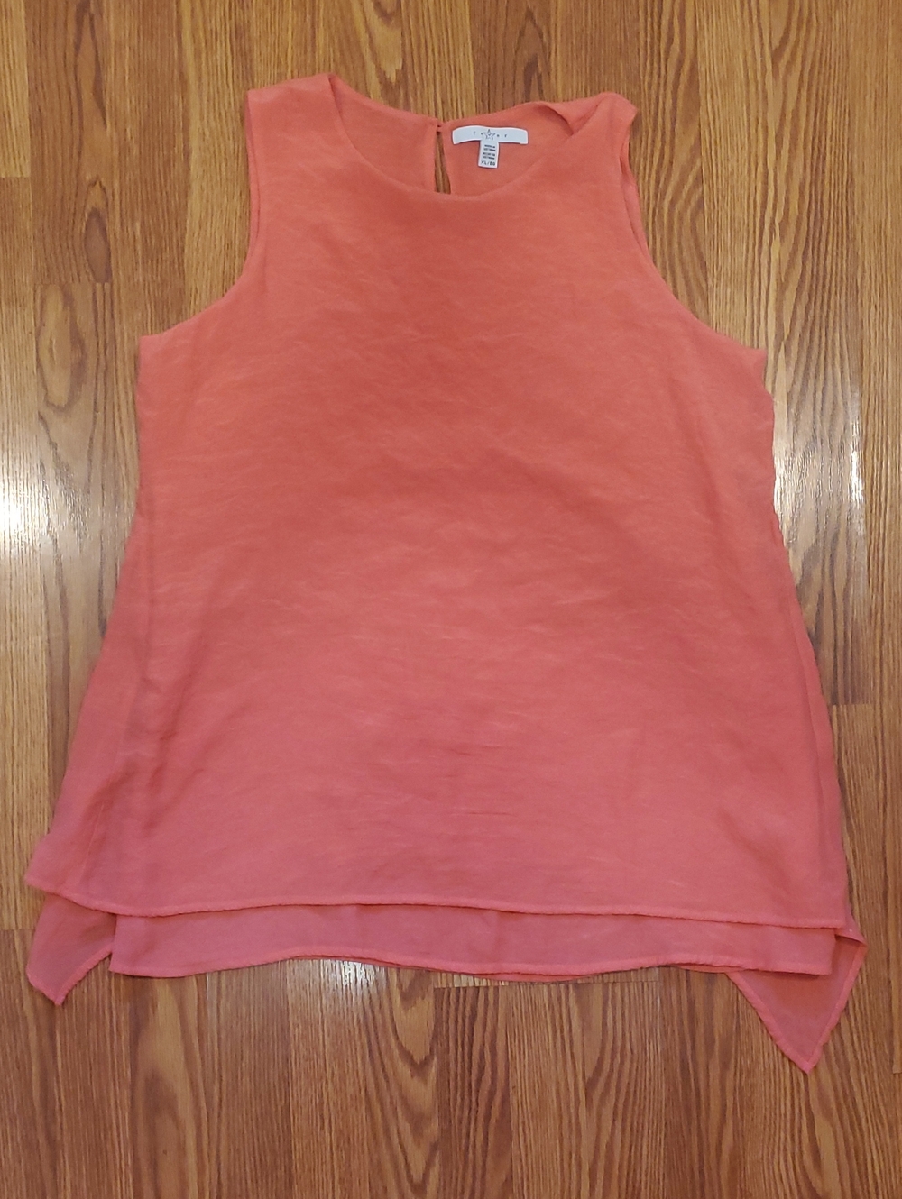 Fever Coral Double-layer Sleeveless Tank Top
